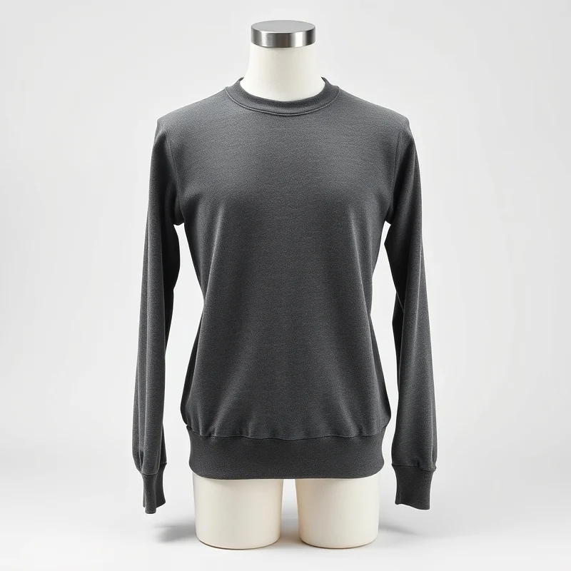 Classic Crew-Neck Sweatshirt — Charcoal
