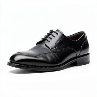 Derby Shoe — Black Leather
