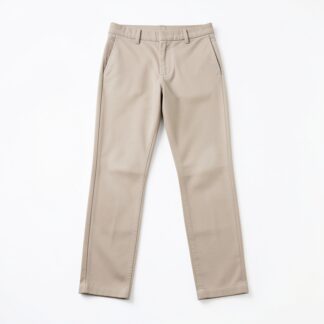 Slim Fit Chino Trousers — Stone
