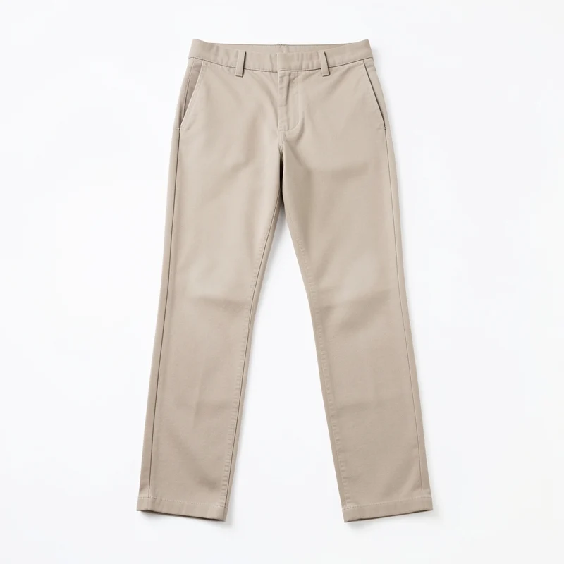 Slim Fit Chino Trousers — Stone