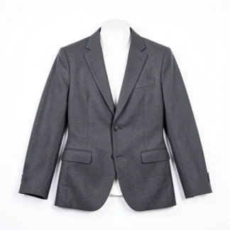 Tailored Blazer — Charcoal Grey