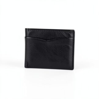 Leather Card Holder — Black