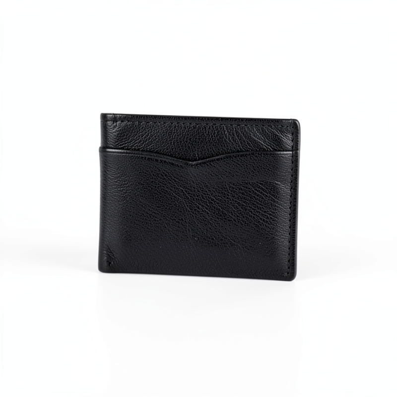 Leather Card Holder β Black