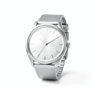 Stainless Steel Minimalist Watch — Silver