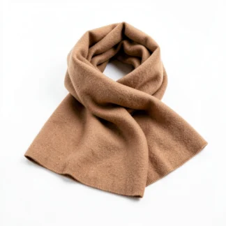 Merino Wool Scarf — Camel
